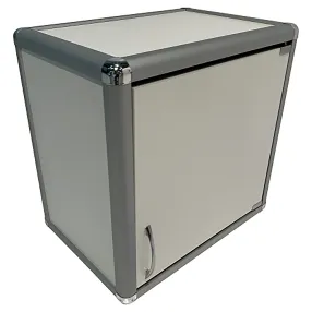 шкаф лабораторный навесной med 19.001al (белый)