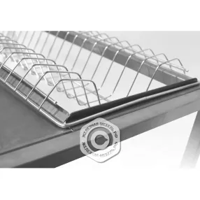 тележка для сушки посуды тдпп - 900х600х860 «profi lnox» (3 уровня - стаканы/тарелки/тарелки)