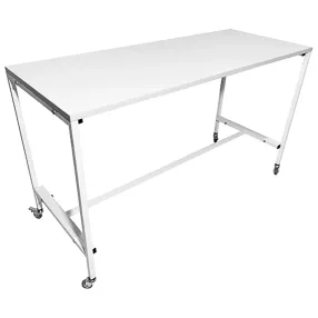 стол лабораторный мобильный слм 17.006 (белый)