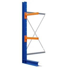 доп. секция стеллажа консольного одностороннего 2000х1064х720 (2 яруса + основание)