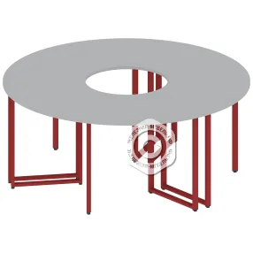 стол круглый 3 секции 1800 мм ст-шп-114