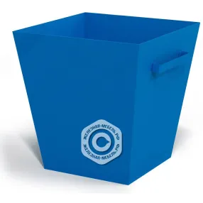 мусорный контейнер металлический скошенный, г/п 50 кг