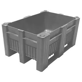 контейнер на 3-х полозьях сплошной, п/э 540х1200х800, арт. c-box 1208 s (540)