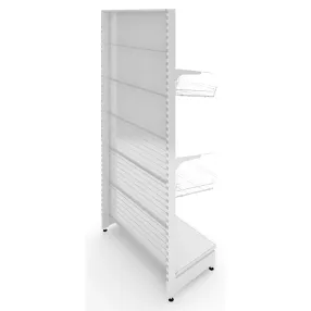 стеллаж торговый пристенный с навесными корзинами 50 серия