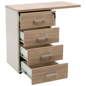 тумба офисная боковая npw-408 l4