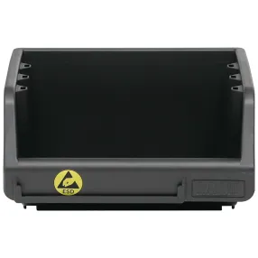 ящик пластиковый практик esd 200x157x90 антистатический