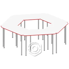 комплект столов «трапеция» дс-ад-94, белый