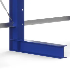 стеллаж консольный двухсторонний 2500х1064х1320 (3 яруса + основание)