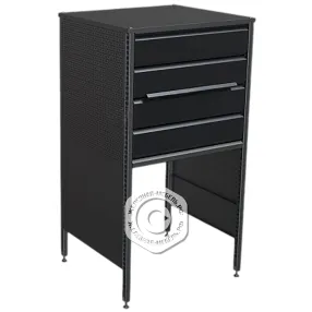 шкаф-накопитель сигаретный на 4 секции с выдвижными полками