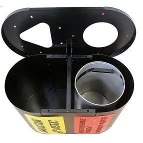 урна для раздельного сбора мусора город 2 секции (2х26л)