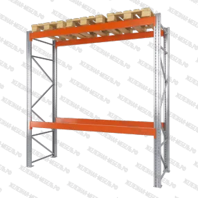 стеллаж грузовой стсм 3000х2700х1000 (2 яруса)