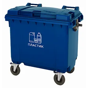 наклейка для раздельного накопления «пластик» 400х400 мм