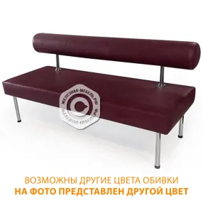 банкетка трехместная б-3х (кожзам эконом белый)