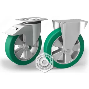 комплект колёс коа г/п 1000 кг, диаметр 200 мм, полиуретан