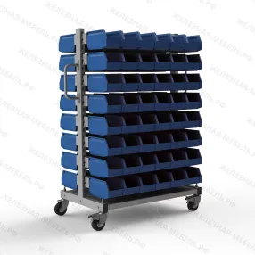 стеллаж мобильный №209 (1415х950х610)