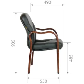 кресло для посетителя chairman 658