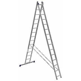 лестница двухсекционная алюминиевая 2х15 арт. 6215