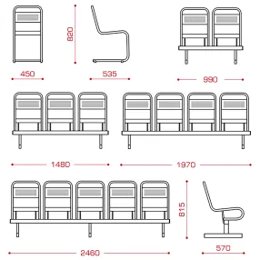 многоместная секция раунд z (модель cм119)