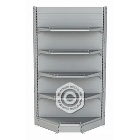 стеллаж торговый внутреннего угла 25 серия