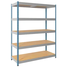 стеллаж sb 2000х1830х910 (5 ярусов с настилом из фанеры)