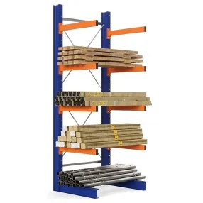 стеллаж консольный односторонний 3000х1082х1160 (4 яруса + основание)