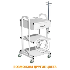 стеллаж-стойка для приборов с ящиком тэ.1 (белый)
