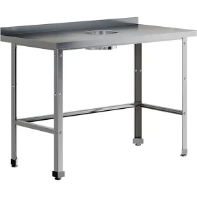 стол для сбора пищевых отходов с бортом спо-6/6-бо-эн