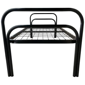 кровать «п-образная двойная» к6412с спинка d32х38, ложе 1900х700, закругл, сетка 100х60, 2 перемыч.