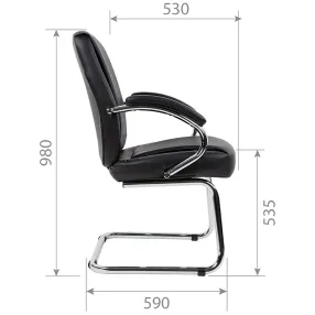кресло для посетителя chairman 794 v