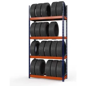 стеллаж металлический профи-т для шин 2500х1240х500 (4 уровня)