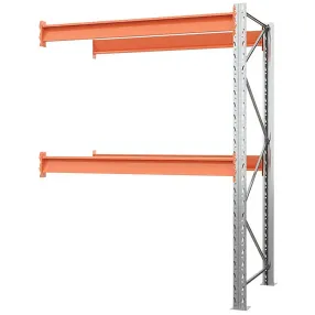 дополнительная секция стеллажа паллетного 3000х2700х1100 мм, 2 яруса (балка сетп 2700/1850)