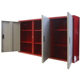 полка настенная 3 отделения (1502х263х802мм) (арт. 24.93)