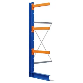 доп. секция стеллажа консольного одностороннего 2500х1073х940 (3 яруса + основание)