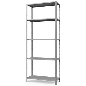 стеллаж металлический тс лайт 2500х1000х600 (5 полок)