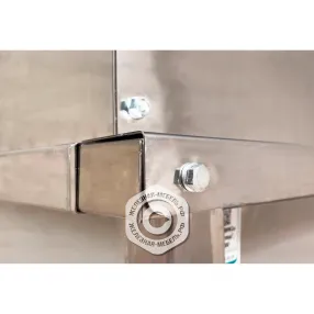 ванна моповая вмсн 500(800)х530х530 «norma inox», 1 м/о (облицовка п-обр.; ножка профил.)