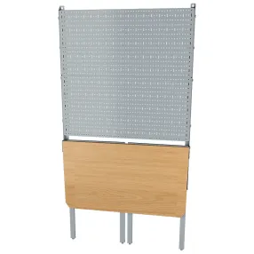 верстак откидной деревянный s, перфорация 1м