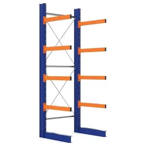 стеллаж консольный односторонний 3000х1082х1160 (4 яруса + основание)