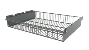 выдвижная корзина титан-gs (563х440х85) (цвет серебристый)