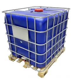 еврокуб с приварным краном в обрешетке на деревянном поддоне (а) с уф защитой, 1000 л