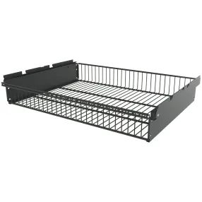 выдвижная корзина титан-gs (563х440х85) (цвет чёрный)