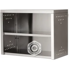 полка навесная закрытая пнзн - 600х1000х400 «norma inox» полка перфорированная