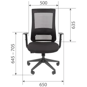 кресло для оператора chairman 500 lt б/п