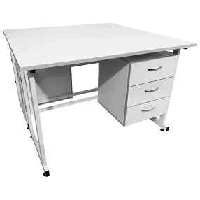 стол лабораторный островной сло 22.003 (белый)