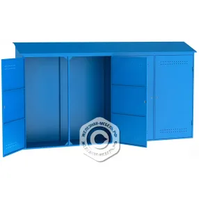 металлический шкаф для рампы о2 (2050х3700х600)