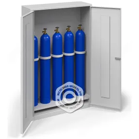 шкаф для 5-ти кислородных баллонов на 10 л. шгбк-014 усиленный