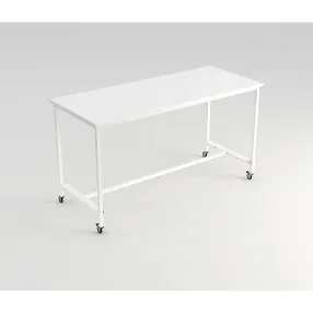 стол лабораторный мобильный слм 17.006 (белый)