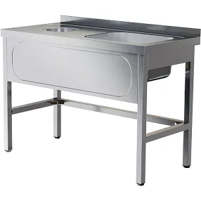 стол для сбора пищевых отходов с ванной сповц/1-13/6-бо-п