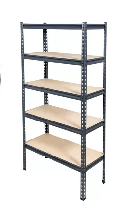 стеллаж everest beamy simple 2000х600х300 (5 деревянных полок)