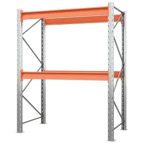 стеллаж паллетный 3000х1800х1100 мм, 2 яруса (балка сетп 1800/2770)