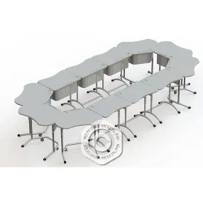 школьный стол (трапеция) шст17